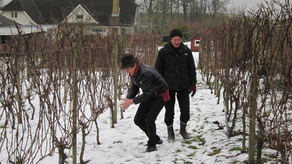 Februar, Mogens og jeg.